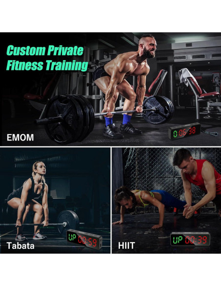 Temporizador de Gimnasio SLEVIO SS-FT31 con Pantalla LED