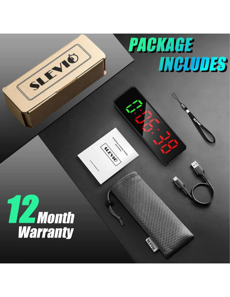 Temporizador de Gimnasio SLEVIO SS-FT31 con Pantalla LED