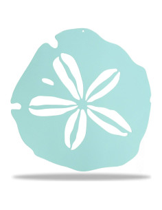 Arte de Pared de Metal Riverside 30x30 cm Diseño Playa