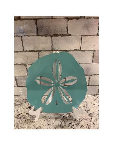 Arte de Pared de Metal Riverside 30x30 cm Diseño Playa