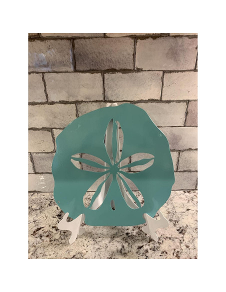 Arte de Pared de Metal Riverside 30x30 cm Diseño Playa