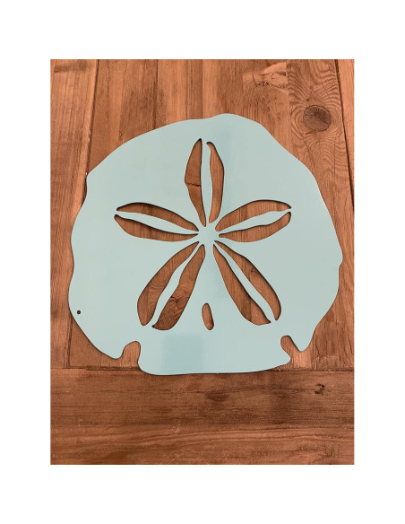 Arte de Pared de Metal Riverside 30x30 cm Diseño Playa