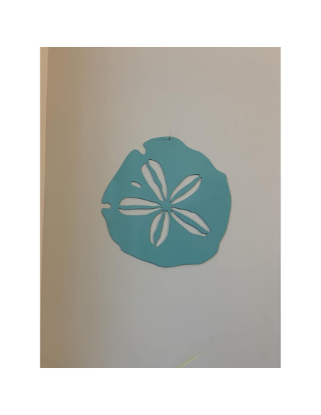 Arte de Pared de Metal Riverside 30x30 cm Diseño Playa