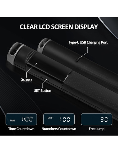 Cuerda de Salto Inteligente KYTO con APP y Longitud Ajustable