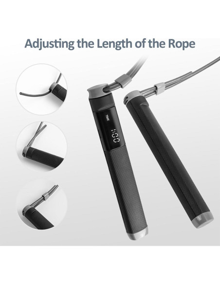 Cuerda de Salto Inteligente KYTO con APP y Longitud Ajustable