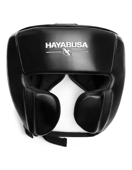 Casco de Boxeo Hayabusa Pro Cuero Ajustable - Negro Talla Única