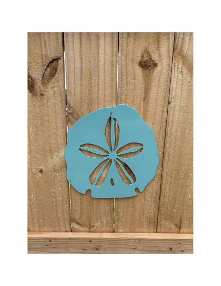 Arte de Pared de Metal Riverside 30x30 cm Diseño Playa