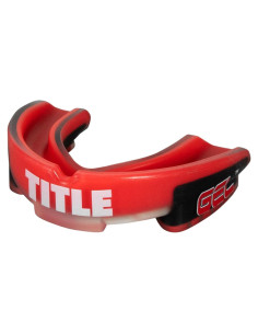 Protector Bucal para Boxeo TITLE Boxing Triple-Shox 2.0 Rojo/Negro