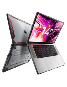 SUPCASE Funda para MacBook Pro 14" 2021-2024 Rojo