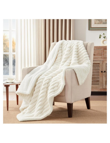 Manta Térmica Westinghouse 127x152 cm 6 Niveles Calor Beige