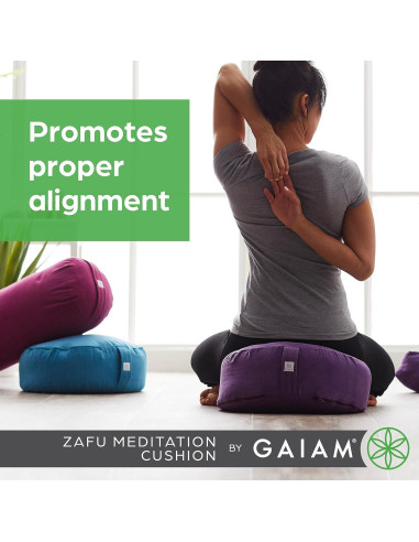 Almohada de Meditación Ergonómica Gaiam Zafu Trigo Sarraceno