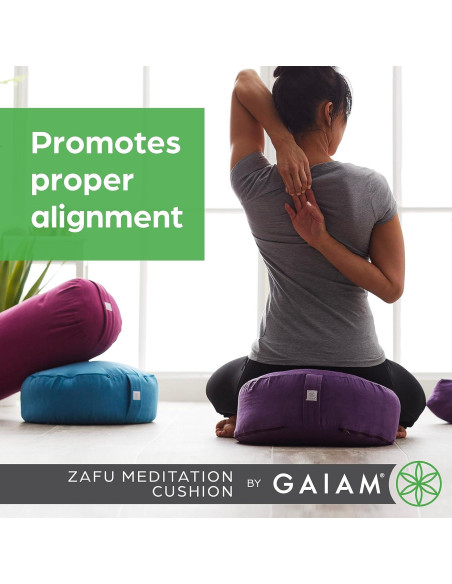 Almohada de Meditación Ergonómica Gaiam Zafu Trigo Sarraceno