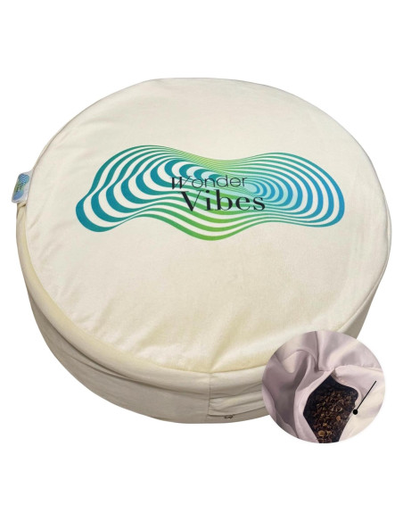Cojín de Meditación WonderVibes - Relleno de Trigo Sarraceno