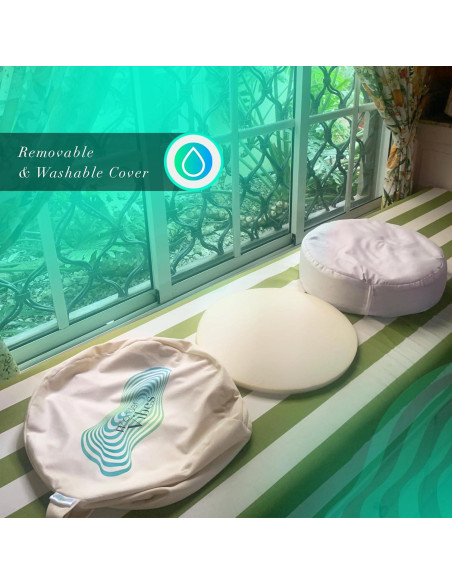 Cojín de Meditación WonderVibes - Relleno de Trigo Sarraceno