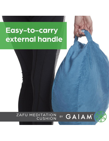 Almohada de Meditación Ergonómica Gaiam Zafu Trigo Sarraceno
