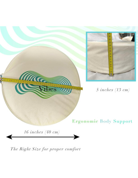 Cojín de Meditación WonderVibes - Relleno de Trigo Sarraceno
