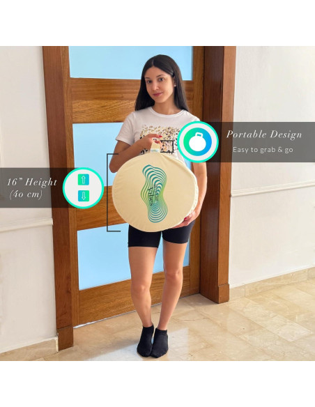 Cojín de Meditación WonderVibes - Relleno de Trigo Sarraceno