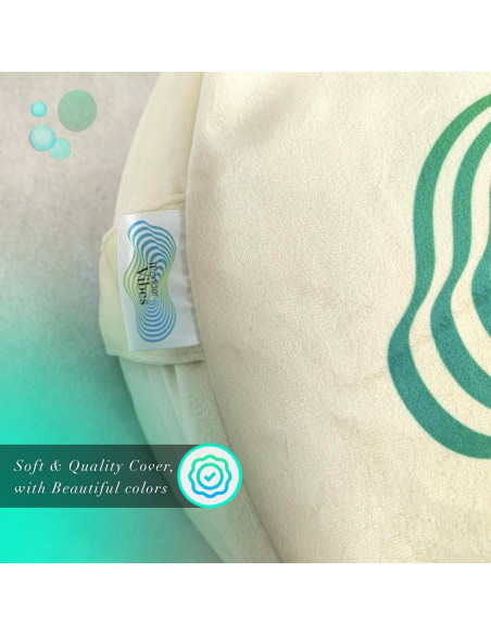 Cojín de Meditación WonderVibes - Relleno de Trigo Sarraceno