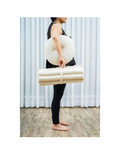 Juego de Cojines de Meditación Leewadee - Zafu y Zabuton Pequeños 2