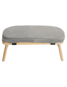 Banco de Meditación Plegable Netcoin con Cojín y Bolsa Gris