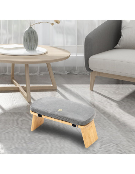 Banco de Meditación Plegable Estleys con Cojín Antideslizante