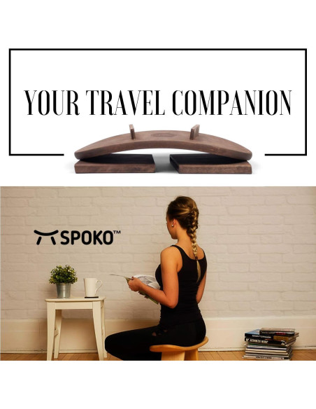 Banco de Meditación Ergonómico SPOKO Moka Viaje 1.99kg