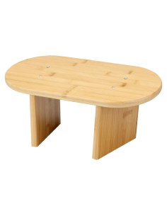 Banco de Meditación KVMORZE de Bambú 39x19x17 cm