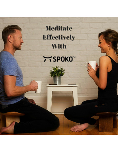 Banco de Meditación Ergonómico SPOKO Moka Viaje 1.99kg