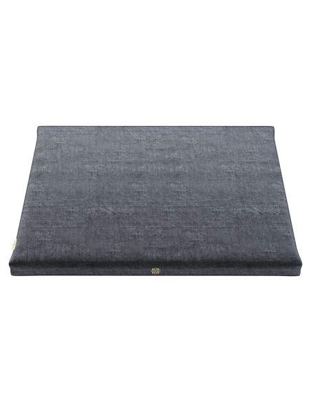 Alfombra de Meditación Zabuton Mindful Modern - Terciopelo Gris