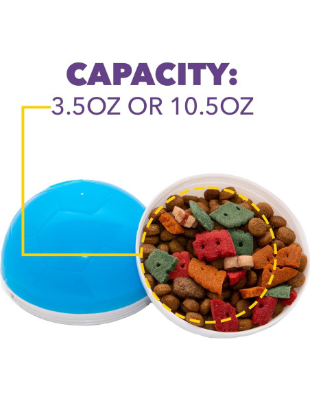 Dispensador de Juguetes Amicus Bola Loca Azul 100g