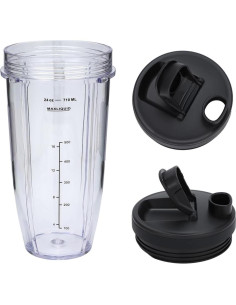 Tazas de licuadora Ninja Nutri 24 oz + cuchilla 7 aletas 2