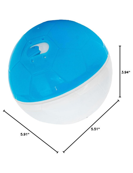 Dispensador de Juguetes Amicus Bola Loca Azul 100g