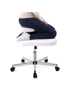 Silla de Meditación Ergonómica LHOOCX Ajustable Blanca