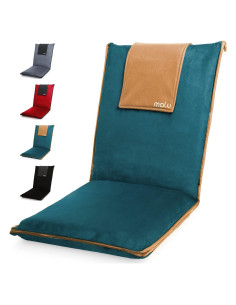 Silla de Suelo Malu Verde Bosque Plegable con Cojín Ajustable