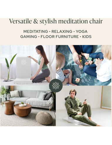Silla de Meditación Plegable Mindful Modern - Ajustable y Cómoda
