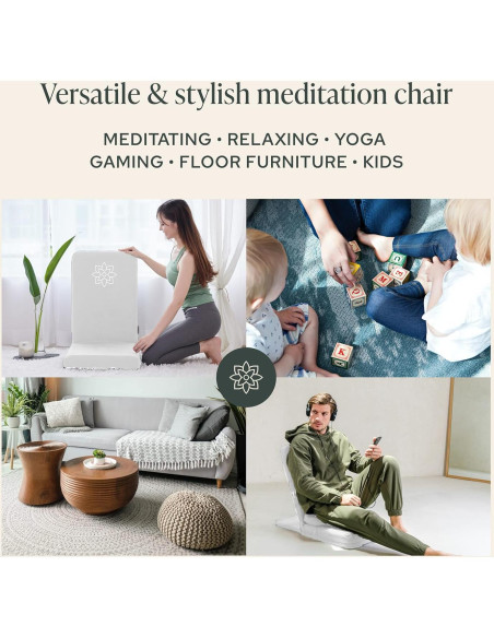 Silla de Meditación Plegable Mindful Modern - Ajustable y Cómoda