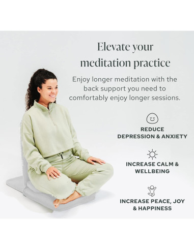 Silla de Meditación Plegable Mindful Modern - Ajustable y Cómoda