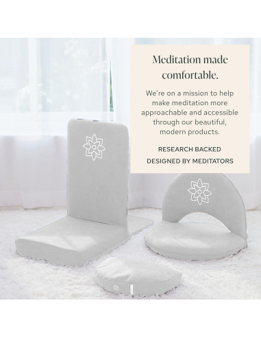 Silla de Meditación Plegable Mindful Modern - Ajustable y Cómoda