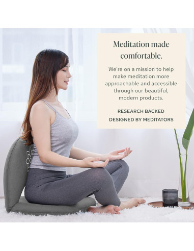 Silla de Meditación Plegable Mindful Modern Gris Pizarra