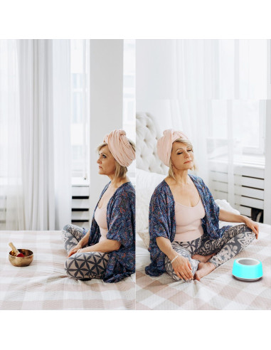 Máquina de Sonido Cuencos Cantores Tibetanos Kipcush K5-S - 11 Sonidos, Luz Nocturna, Temporizador