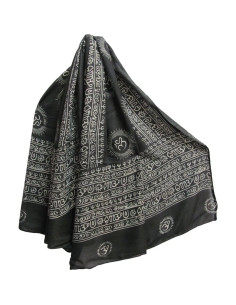 Chal de Oración Om Mantra Yoga 100% Algodón 114x178 cm 2