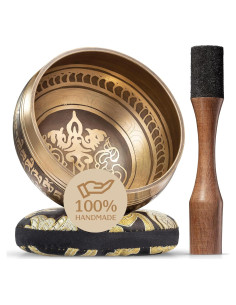 Juego de Cuencos Cantores Tibetanos Silent Mind - Meditación y Alivio del Estrés