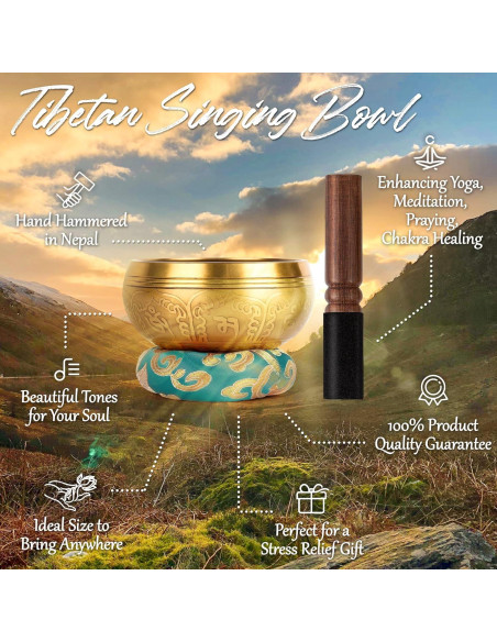 Juego de Cuencos Cantores Tibetanos Relaehih 8 y 10 cm Azul Juego de Cuencos Cantores Tibetanos Relaehih 8 y 10 cm Azul
