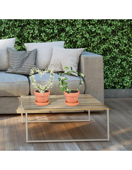 Paquete de 2 enrejados redondos Huakaile para plantas 35x22.5cm