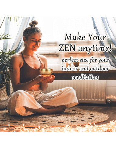 Juego de Cuencos Cantores Tibetanos Relaehih 8 y 10 cm Azul