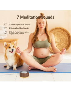 Máquina de Cuencos Cantores Tibetanos Nytpal - 7 Sonidos y Luz 2