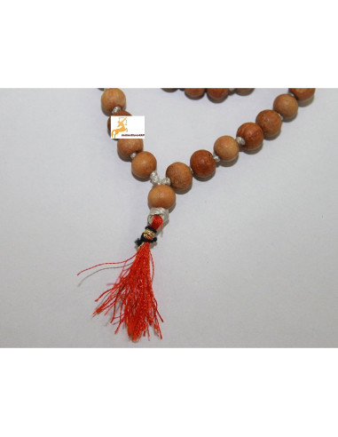Collar de Oración Tulsi Mala 108+1 Cuentas Hecho a Mano