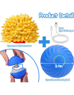 Pelota Interactiva para Perros Mity Rain con Carga Rápida 2