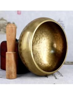 Cuenco Cantante Budista de Bronce 11 cm Hecho a Mano Feqsky 2