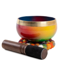 Juego de Cuencos Tibetanos Himalayan Bazaar - 7 Chakras Multicolor